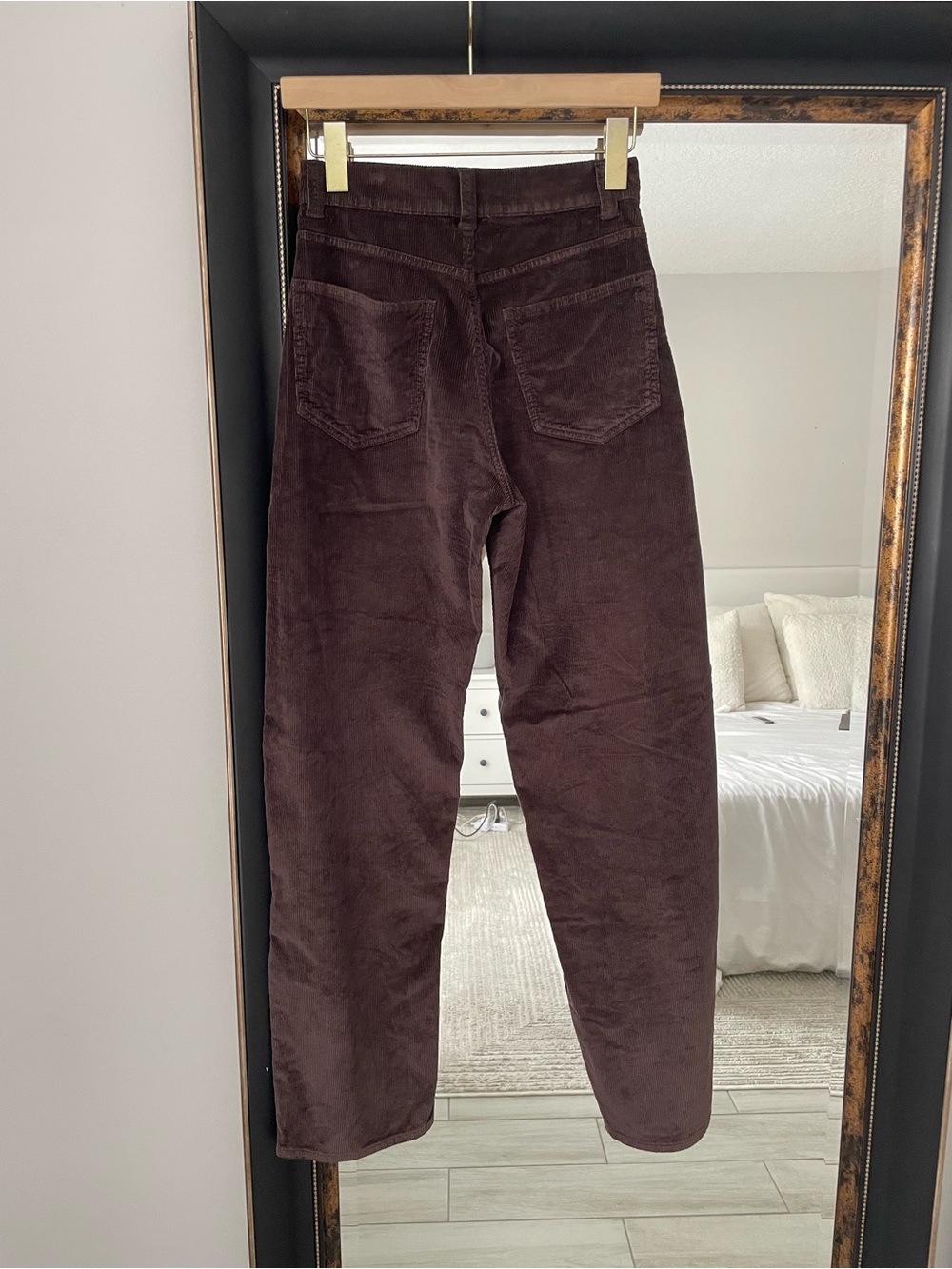 Madewell Dark Brown Wide-Leg Corduroy Jeans - Picture 5 of 6